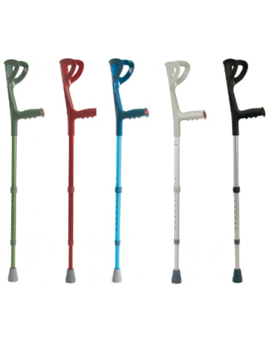 Adjustable height crutches