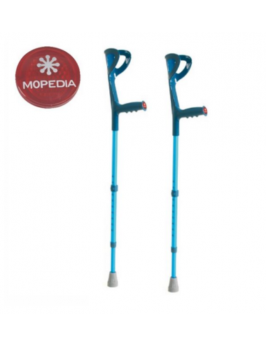 Muletas ajustables en altura