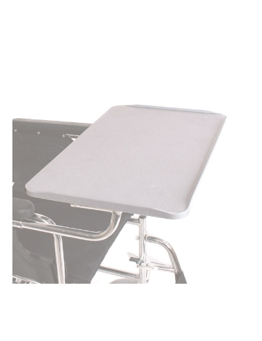 Linear coffee table for wheelchair