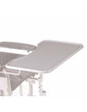 Ergonomic table for wheelchair