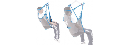 Standard harness with mesh headrest