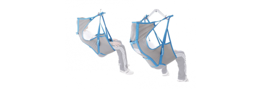 Standard mesh harness with stays for hoists