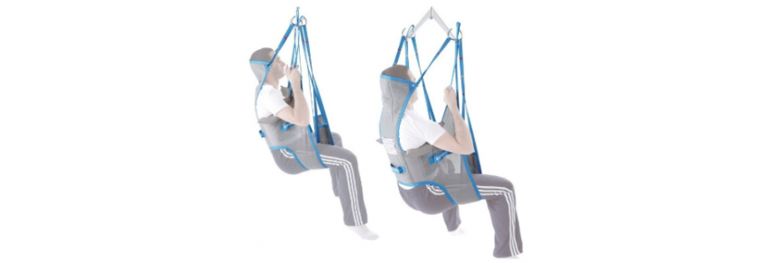 Bathing sling with mesh head