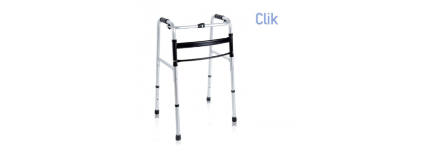 Déambulateur RP730 Pliable en Aluminium avec 4 Patins Antidérapants