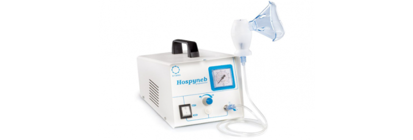 Professioneller Aerosol Hospyneb mit Kolben und Fasterjet®-Ampulle