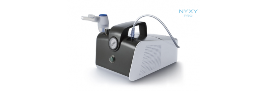 Aerosol professionale NYXY PRO a pistone con tecnologia Fasterjet e filtro Porex