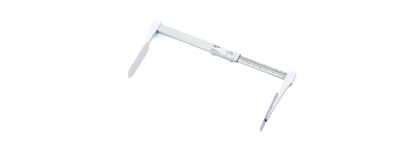 Höhenmesser für Neugeborenenwaagen mit teleskopischem Stab – 35-80 cm