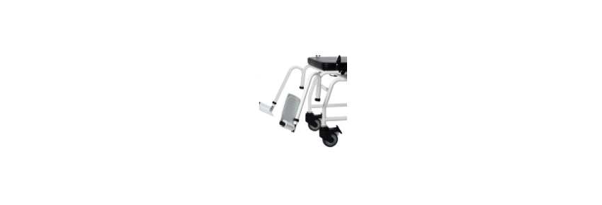 Balanza de Personas con Silla Bariátrica para Uso Profesional - Plataformas de reposapiés plegables