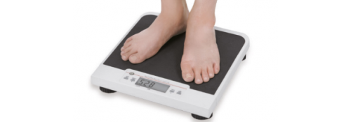 Portable weighing scale - Patient side reading