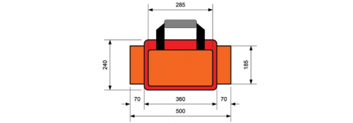 Bolsa de emergencia - Trauma Bag - Medidas