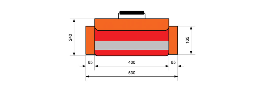Borsa per emergenza - Trauma Bag -  Misure