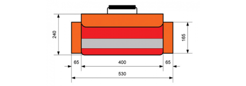 Bolsa de emergencia - Trauma Bag - Medidas