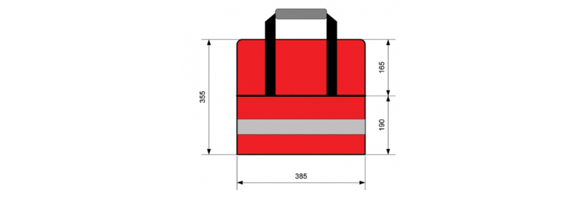 Notfalltasche - Trauma Bag - Maße