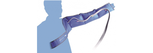 Bracciale per pressoterapia 4 sezioni - Completo di tubi