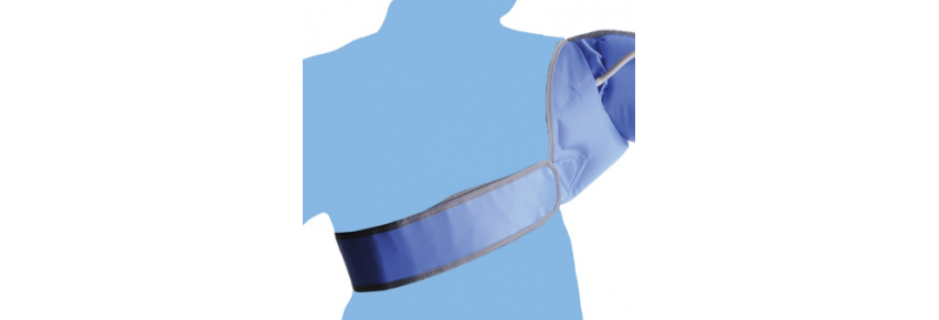 Bracciale per pressoterapia - Chiusura a strappo con velcro regolabile