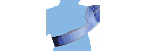 Bracciale per pressoterapia - Chiusura a strappo con velcro regolabile