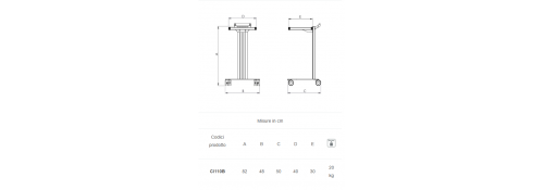 Modularer Multifunktionswagen EOLO - Maße