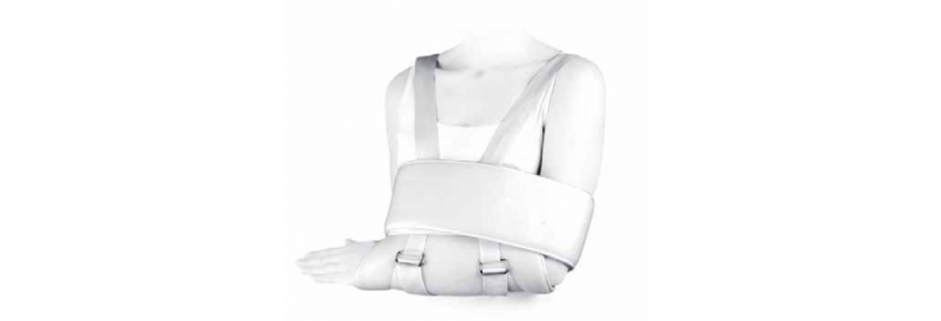 Shoulder immobilizer with arm support