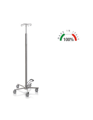 PÔLE DE FLEBO ÉLEVABLE À PISTON