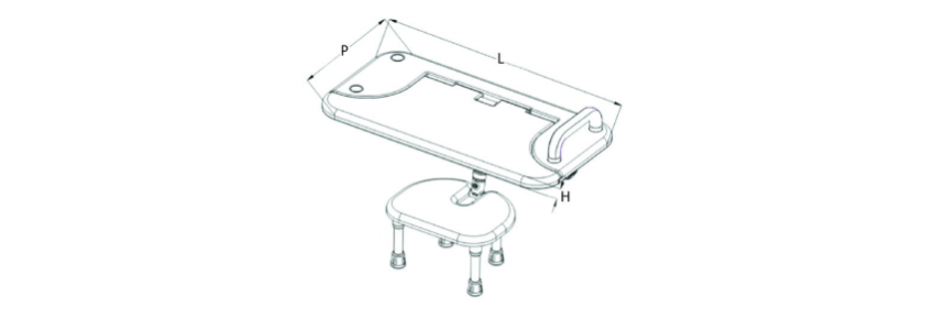 AIDE DE BAIGNOIRE AVEC SIÈGE SES