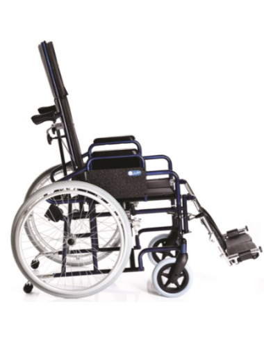 Folding wheelchair with...