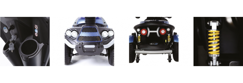 Scooter Mobility 240 retro and front