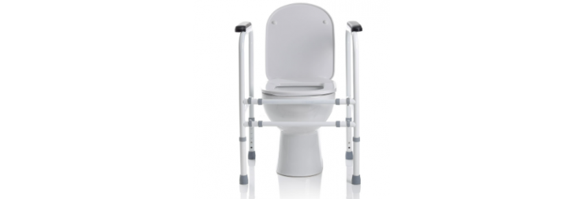 AUSILIO WC EN ACERO AJUSTABLE DESMONTABLE.