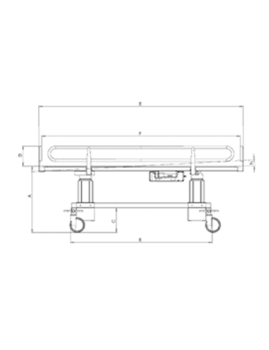 BARIATRIC ELECTRIC SHOWER STRETCHER