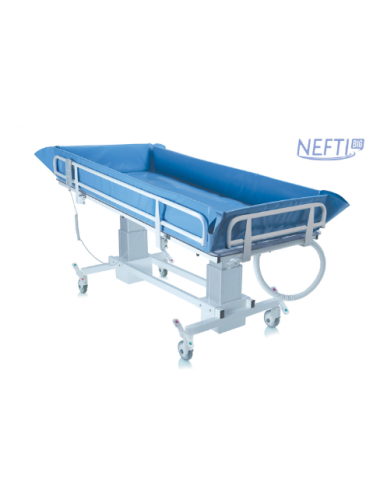 Bariatric electric shower stretcher