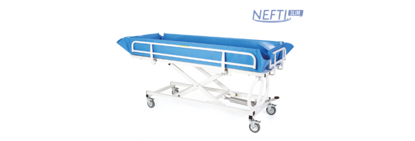 HYDRAULIC SHOWER STRETCHER - WITH CROSSBAR