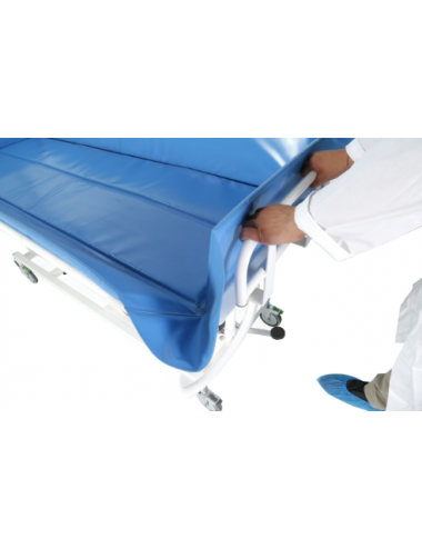 HYDRAULIC SHOWER STRETCHER - WITH CROSSBAR