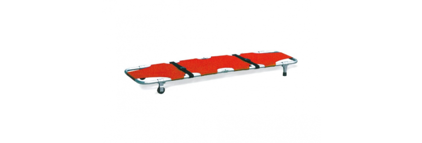 Chariot de Transport de Patients avec 2 Pieds et 2 Roues - EasyRed