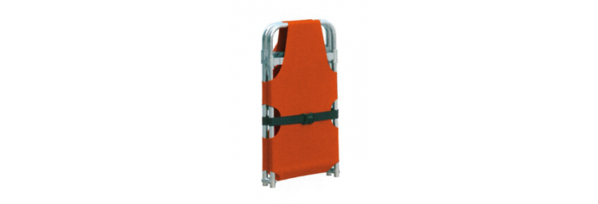 Camilla para Transporte de Pacientes con 2 patas y 2 ruedas - EasyRed - cerrada