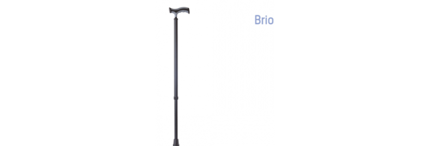 Anodized colored aluminum cane - Midnight Black