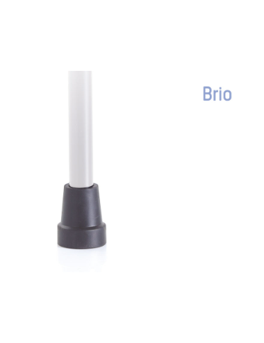 Anodized colored aluminum cane - Midnight Black