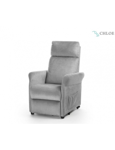 Elevating armchair - Chloe pearl gray