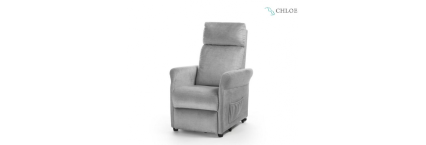 Hebe-Sessel - CHLOE Perlgrau