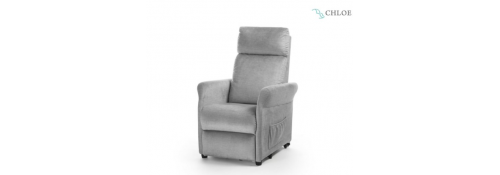 Hebe-Sessel - CHLOE Perlgrau
