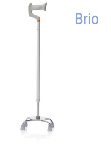 Anodized aluminum quad cane...