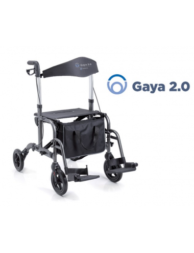 Folding Rollator with Dual...