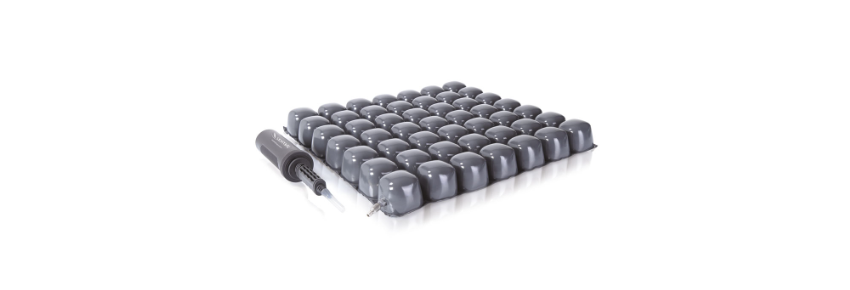 Air bubble cushion with micro-interchange in PU - 2 sections
