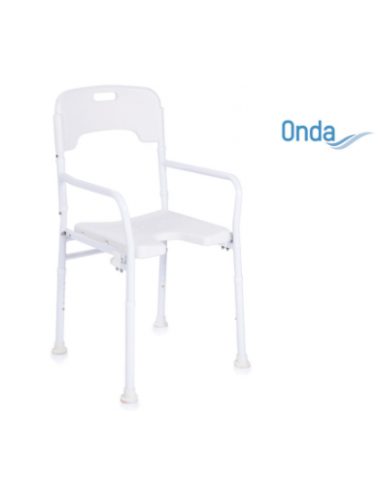 Shower chair with U-shaped...