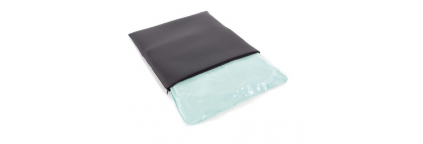 Cojines de gel fluido de silicona funda