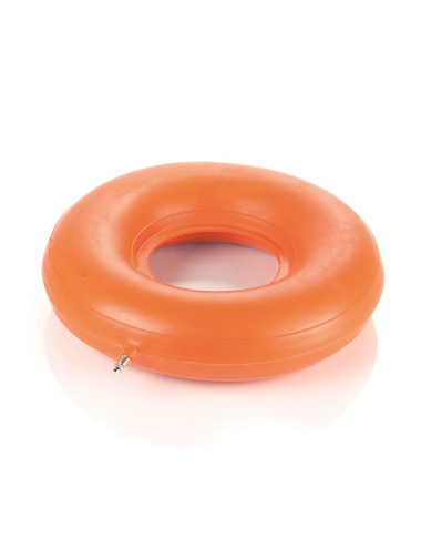 Inflatable rubber cushion - round