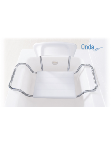 Chrome-plated steel bath...