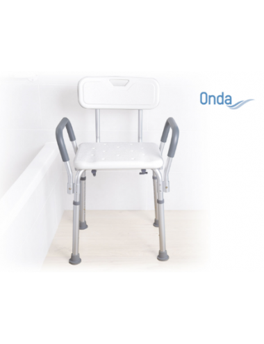 Shower seat with backrest –...