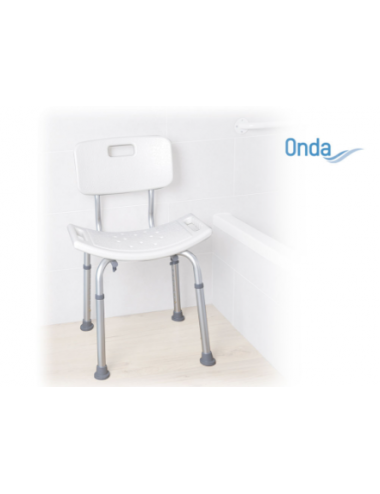 Shower seat with backrest –...