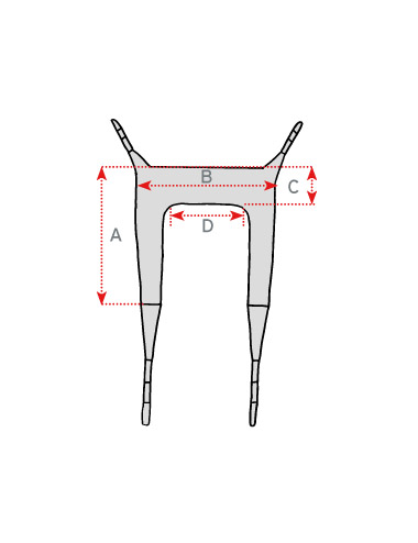 Net bathing harness – without headrest