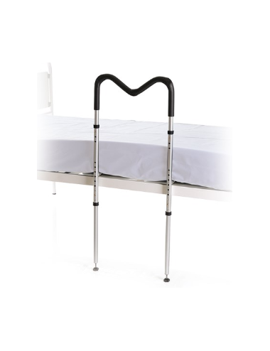 Bedside fall prevention rail