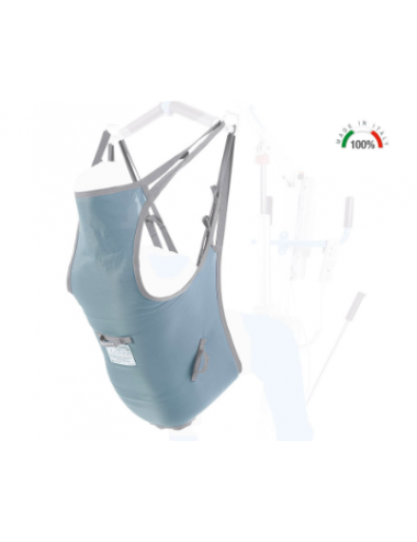 Patient lift sling – with head support